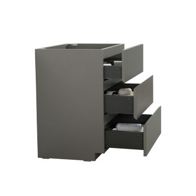 Sleek Finish Maximized Storage Vanity