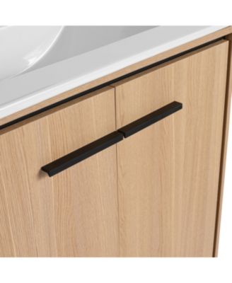 30" Bathroom Vanity with Storage Cabinet, Engineered Wood