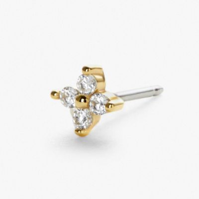 Gold Stud Earrings - Debbie
