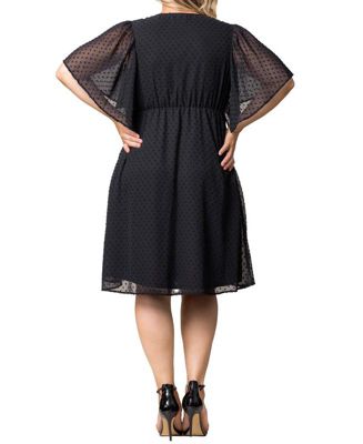 Plus Size Florence Flutter Sleeve Dress