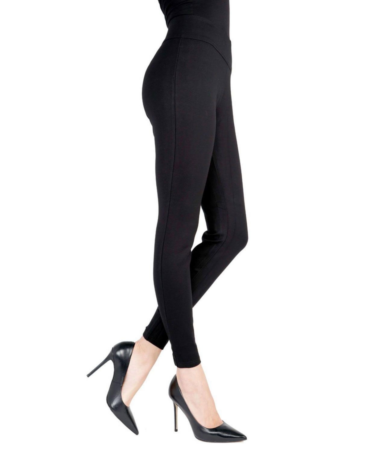 Women's Standard Black Shaping Leggings - Black