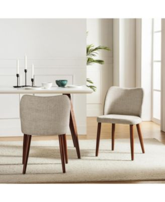 Melisa Dining Chair with Solid Wooden Legs,Set of 2