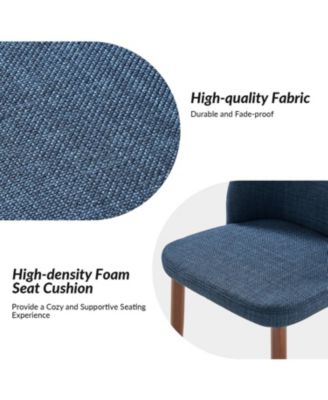 Melisa Dining Chair with Solid Wooden Legs,Set of 2