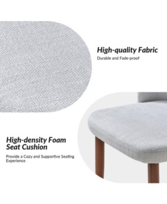 Melisa Dining Chair with Solid Wooden Legs,Set of 2