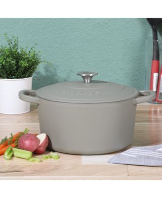 Crock-Pot Artisan 5-Quart Round Dutch Oven - Matte Dusty Pink