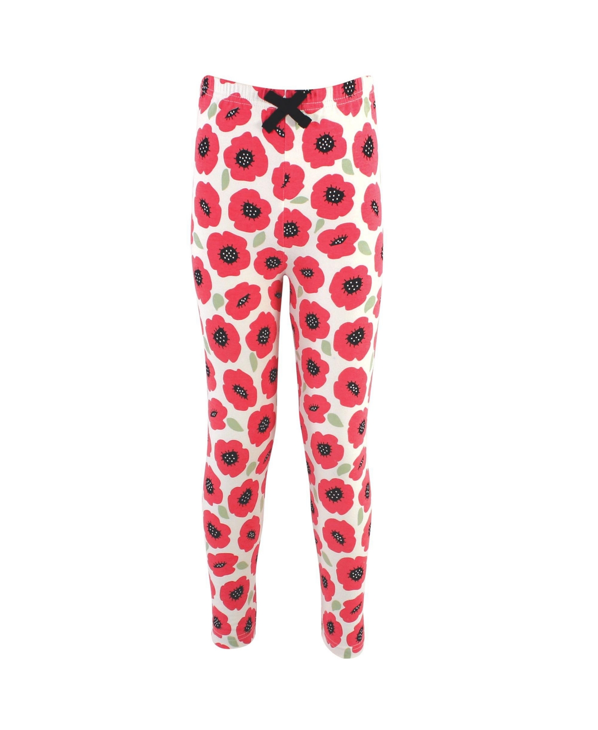 Touched by Nature Baby Girls Baby Youth Organic Cotton Leggings 4pk, Poppy