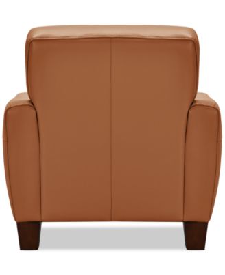 Galligher 36" Leather Chair, Created for Macy's