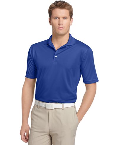 Izod Performance Solid Grid Golf Polo