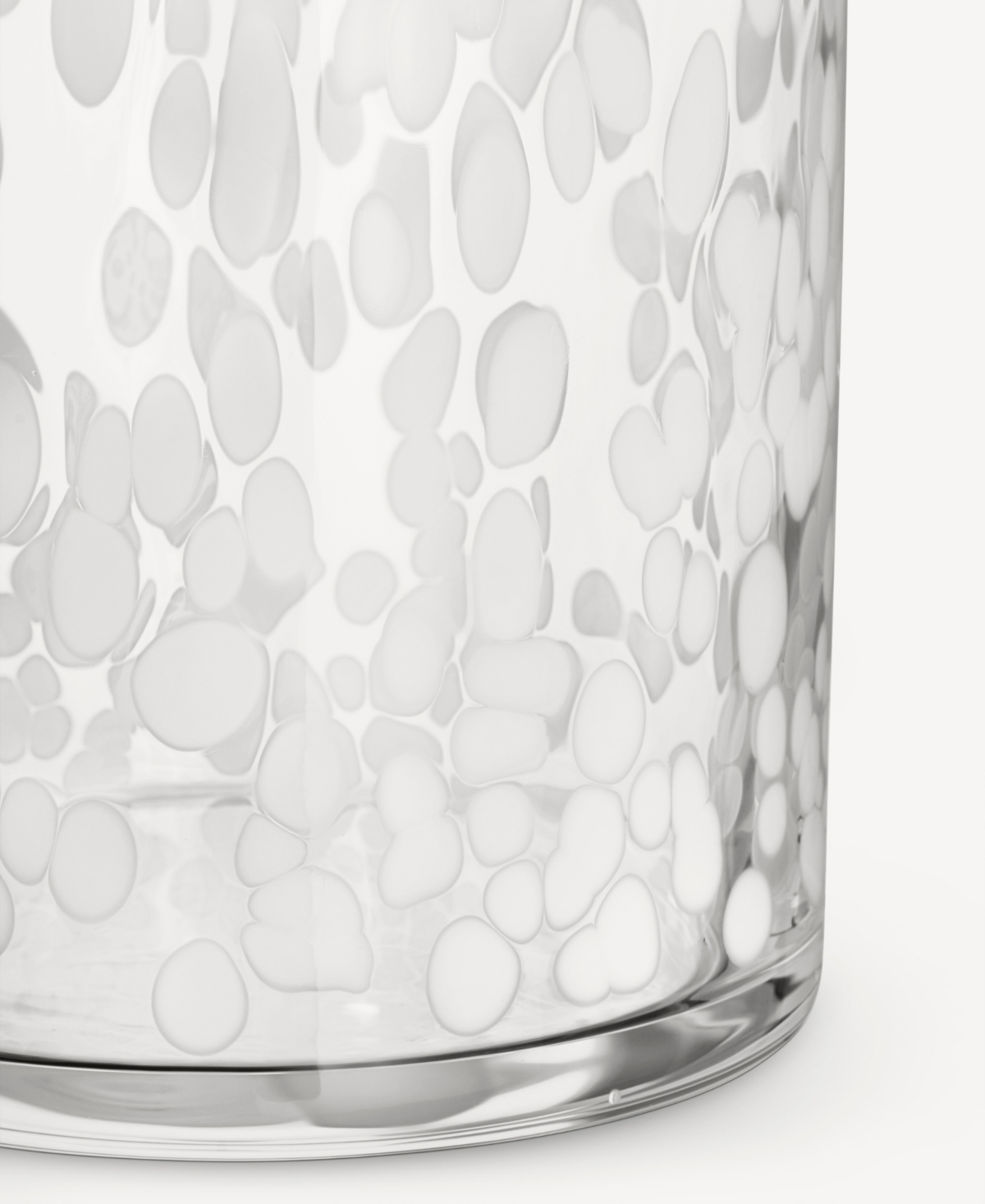 KOSTA BODA 12" MEADOW WIDE CRYSTAL GLASS VASE 