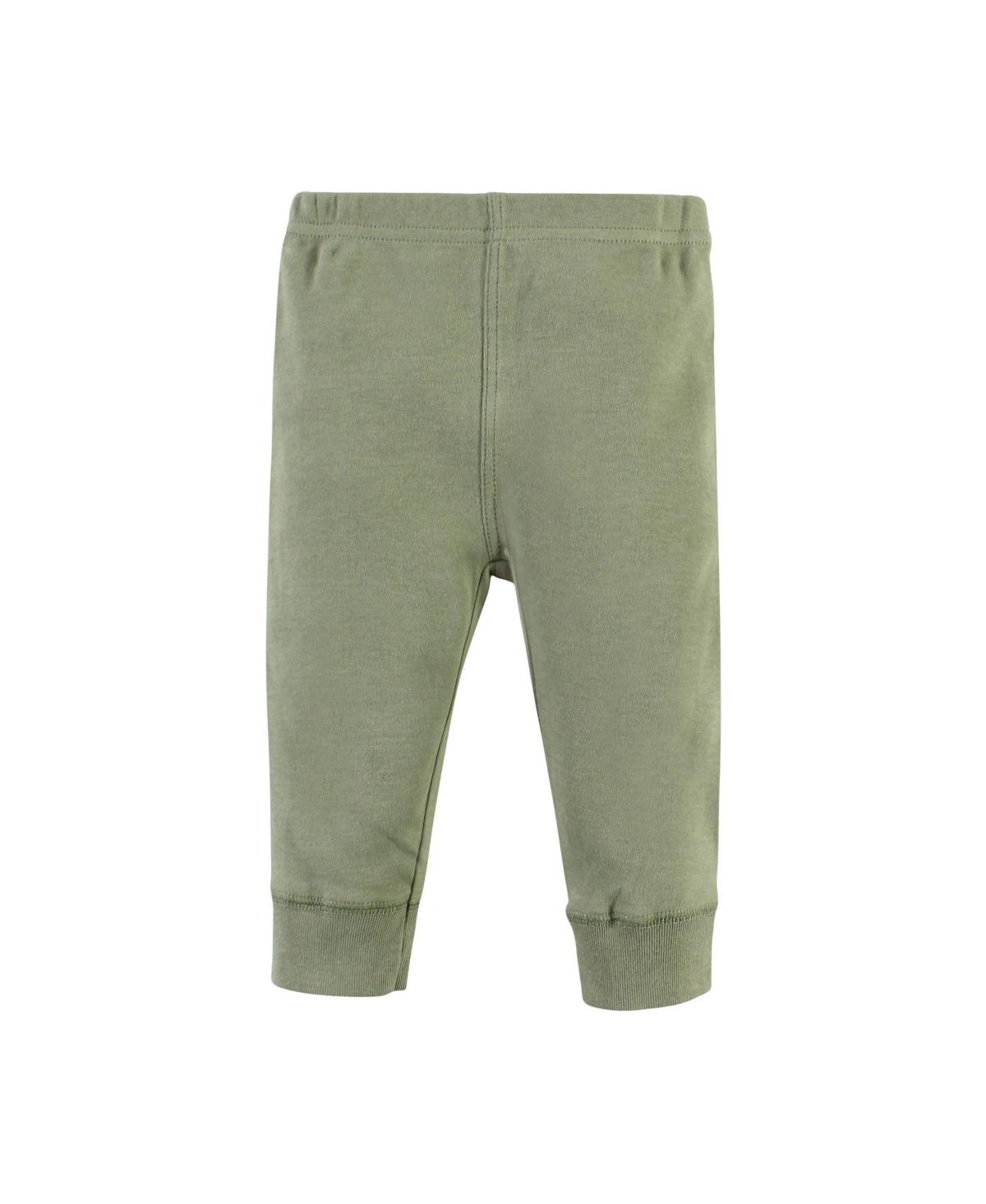 Hudson Baby Baby Boys Cotton Bodysuit and Pant Set, Preemie - Going on safari long sleeve