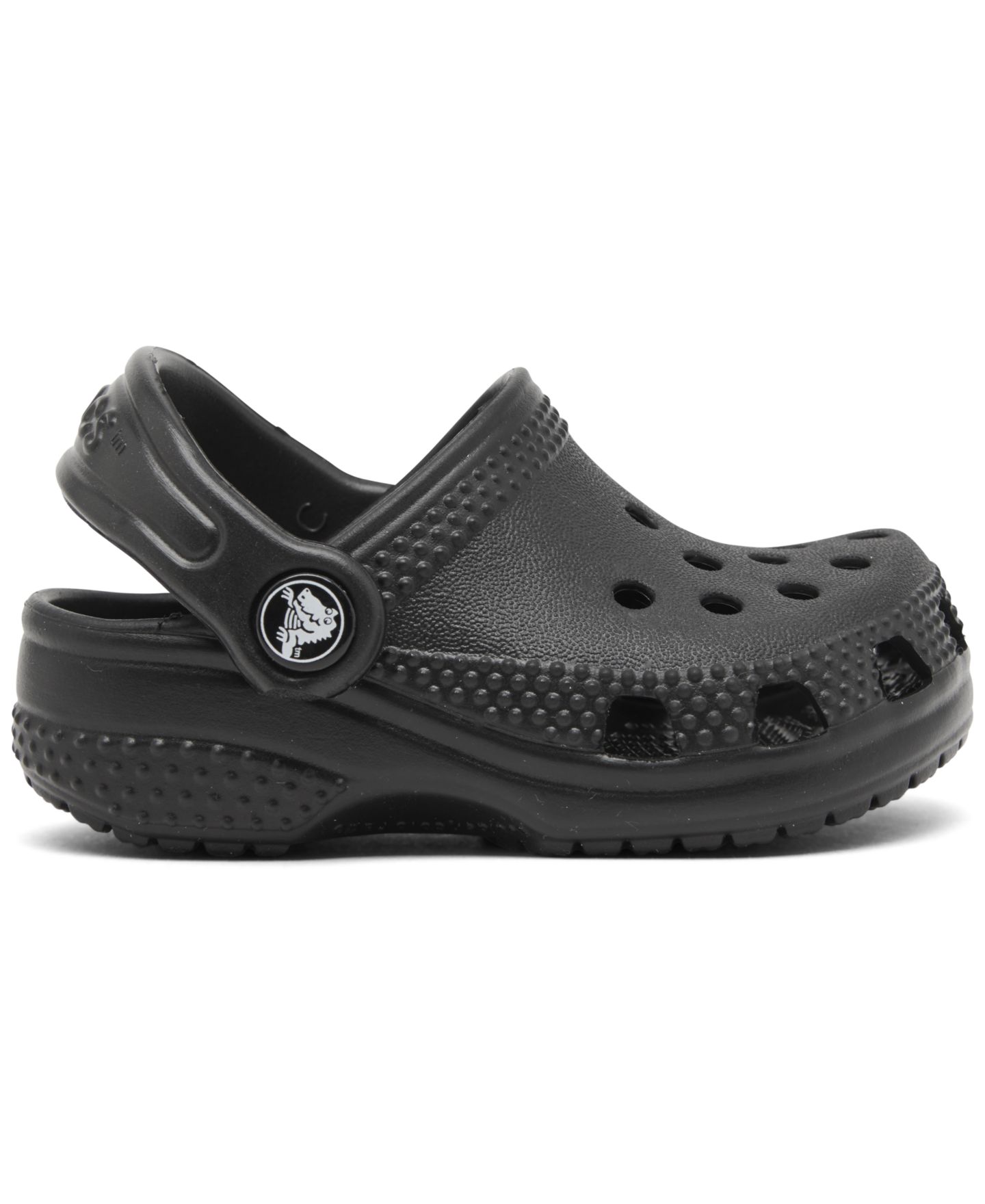 Сабо Crocs Littles Classic Clogs from Finish Line для мальчиков-малышей, цвет: Чёрный — фото 3