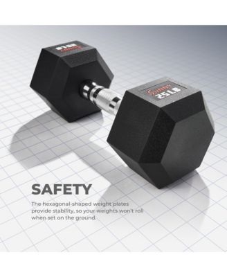 Core Fit Hex Style Dumbbells 35-Pound (Single)