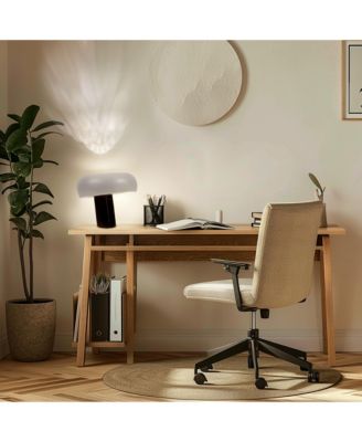 Kingpin 10" Modern LED Table Lamp with Marble Base