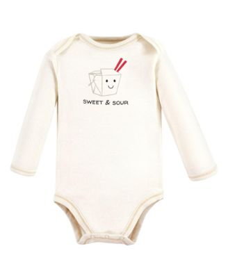 Baby Unisex Natural Cotton Long-Sleeve One-Piece