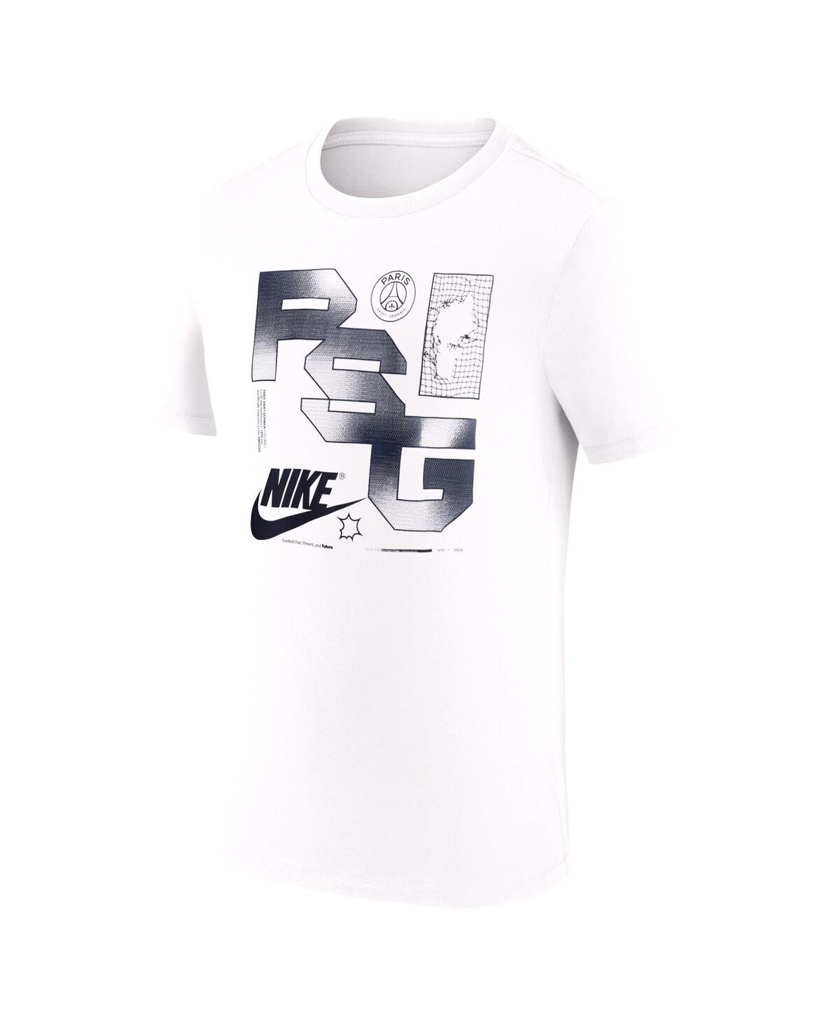 Nike Men'sParis Saint-Germain Futura T-Shirt - White