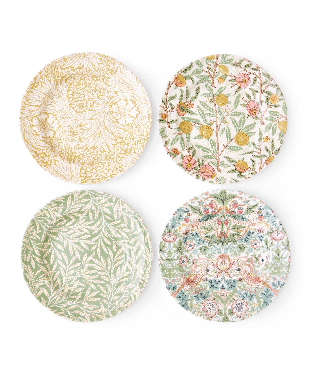 Morris & Co. Side Plates, Set of 4 - Multi