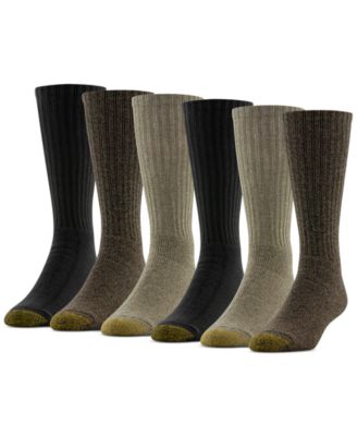 Men's 6-Pack Casual Harrington Socks