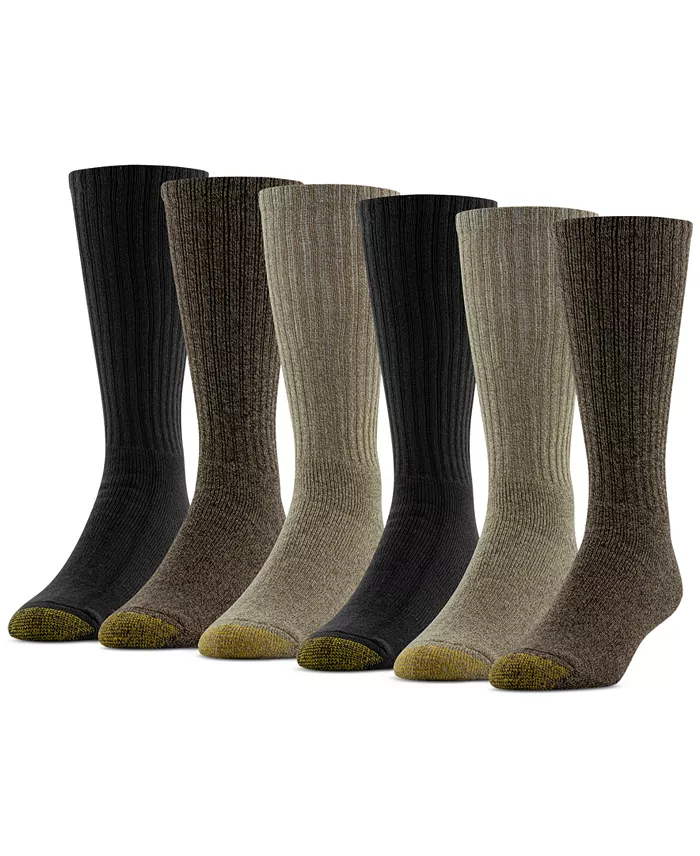 Men's 6-Pack Casual Harrington Socks - thumbnail 10