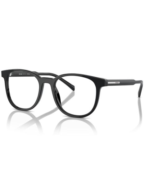 Мужские очки PRADA Man Panthos Plastic PR A15V Eyeglasses, цвет: Чёрный