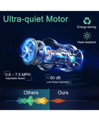 Folding Electric Compact Walking Treadmill with APP Control and Built-in Speaker Home Exercise Machine