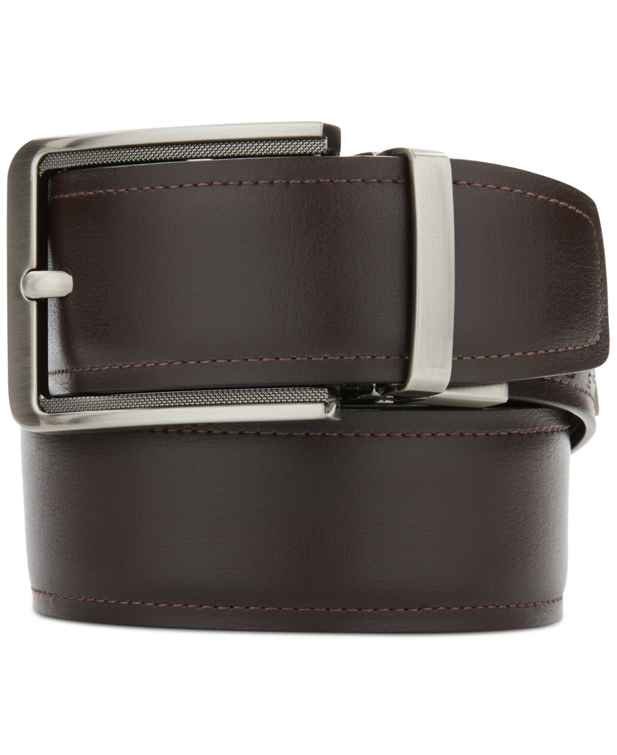 Perry Ellis Portfolio Men's V-Day Reversible Belt - Blk20