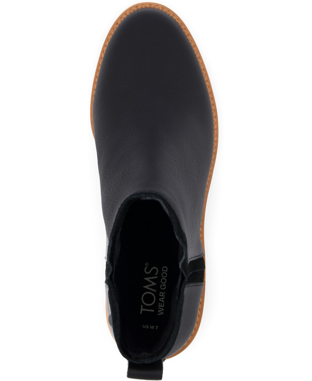 Shop Toms Women's Hailey Block Heel Nubuck Leather Booties In Black