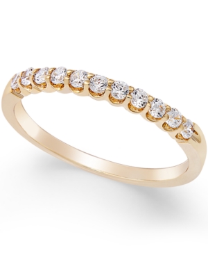 Diamond Scalloped Ring (1/4 ct. t.w.) in 14k Gold