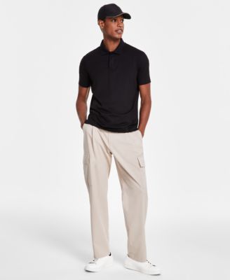 Men's Regular-Fit Mercerized Polo Shirt, Created for Macy's 