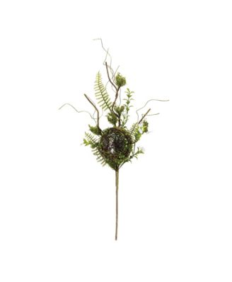 Bird Nest Spray for Charming Holiday and Spring Decor (Set of 2)
