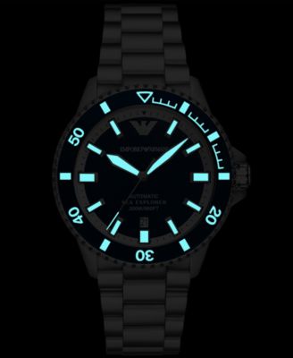 Men's Automatic Stainless Steel Bracelet Watch 42mm