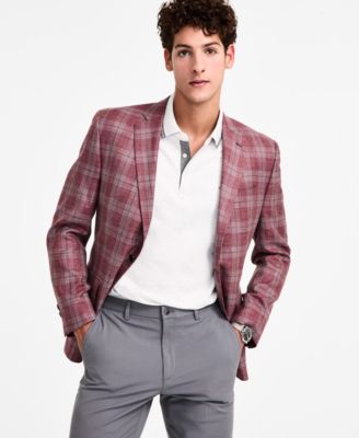 Michael Kors - Men's Classic-Fit Plaid Sport Coat
