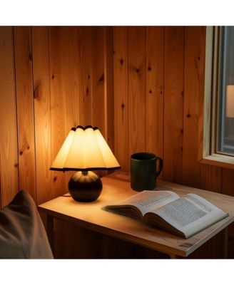 Blair Modern LED Classic Table Lamp with Black Marble Base (10"), Bulb Included