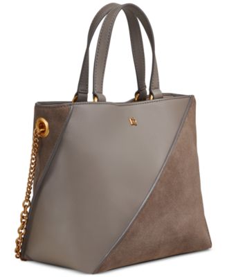 Setauket Leather & Suede Convertible Crossbody with Chain Strap