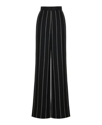 High Waisted Pintuck Stitched Pants