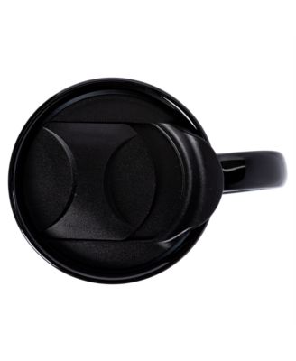 Modani 2 Pack Large 16.5 OZ Ceramic Mugs Set with Removable Cork Bottom and Lid - White