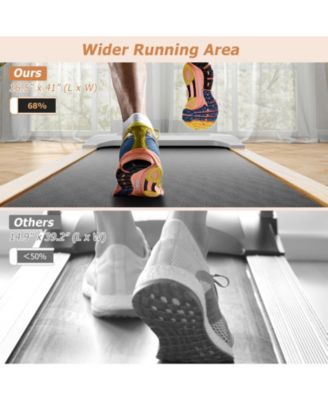 Under Desk Treadmill with Remote Control and LED Display for Home Office