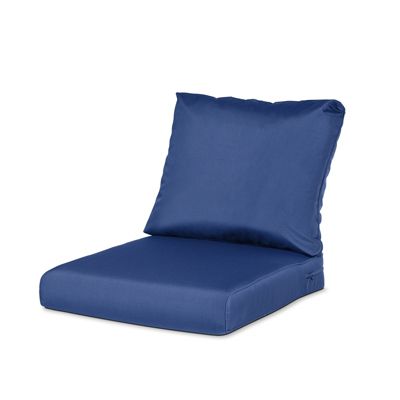 Outdoor Chair Cushions Set, 24"x24", Water Resistant Outdoor Deep Seat Cushions with Handle & Adjustable Straps.