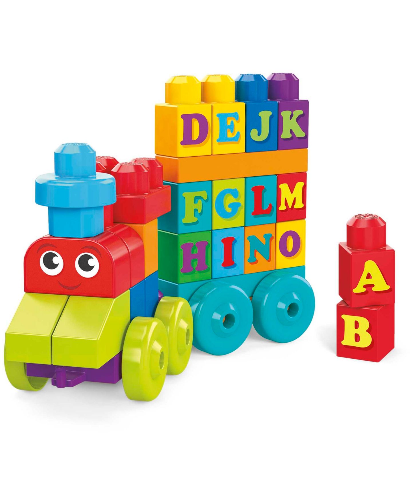 Детский конструктор Mega Bloks Building Basics Abc Learning Train — фото 10