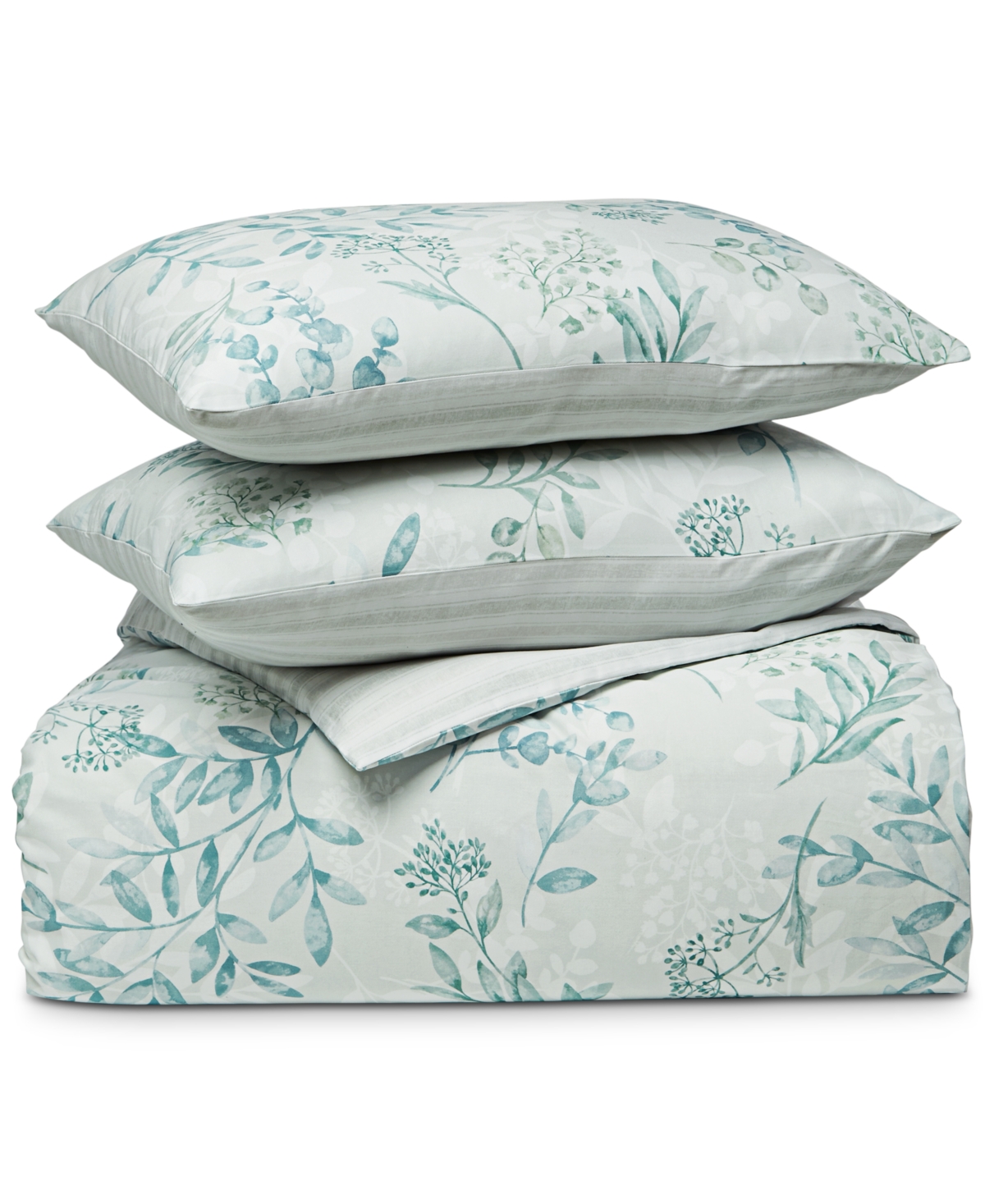 Charter Club Eucalyptus Garden 3-pc. Comforter Set, King, Exclusively At Macy's In Green