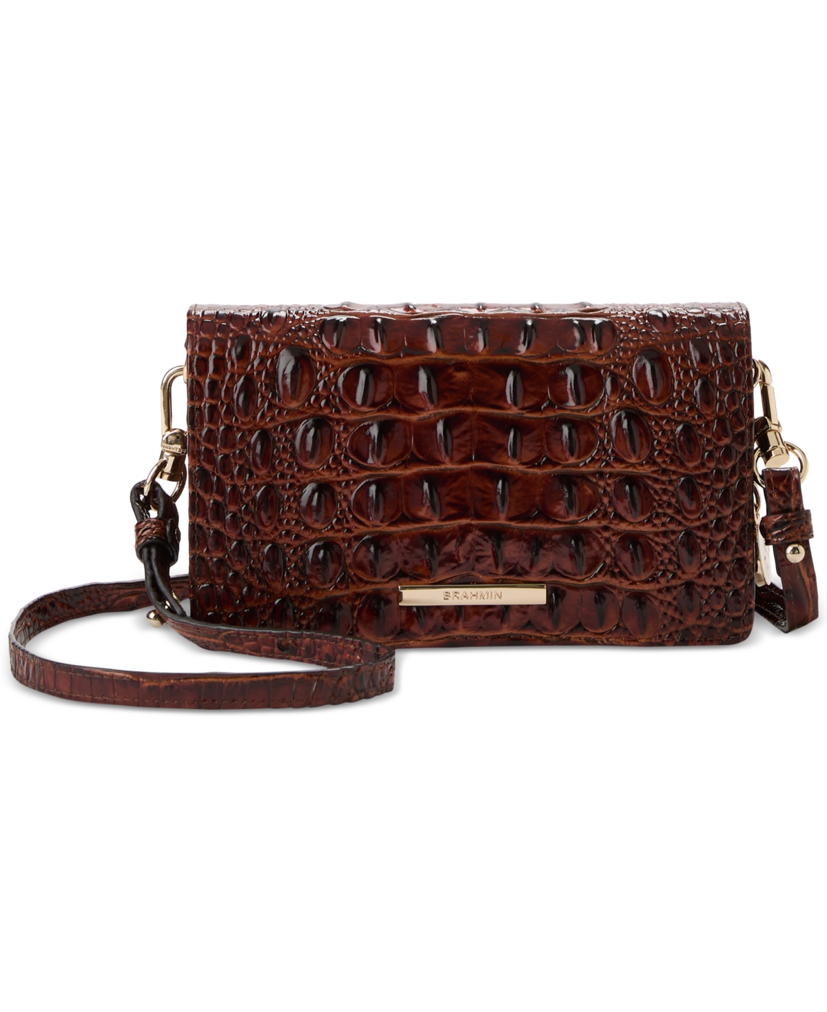 Minuette Melbourne Mini Leather Crossbody Bag - Electric Indigo