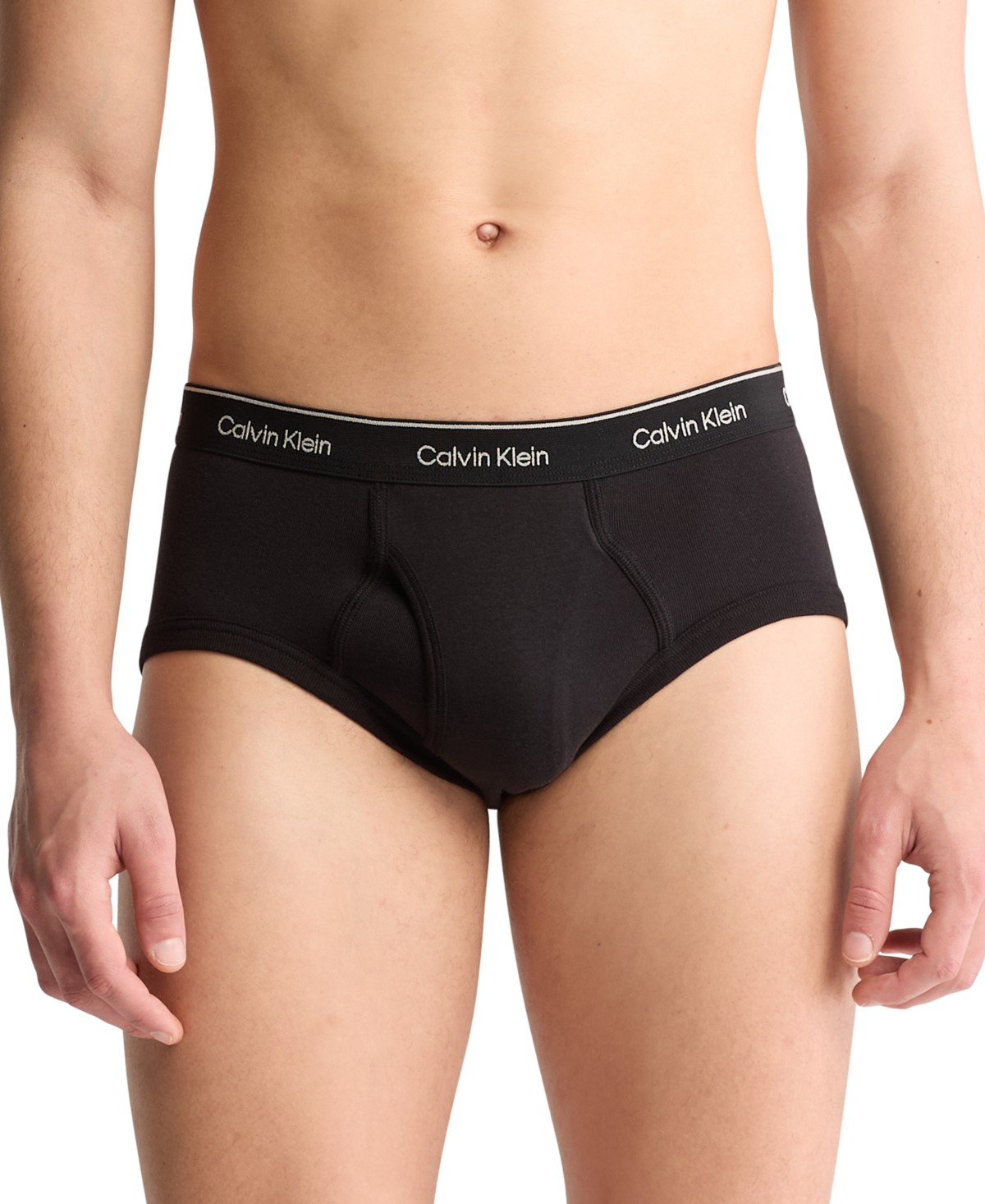 Трусы-брифы Classics для мужчин, хлопок, 3 шт. — Calvin Klein — фото 3