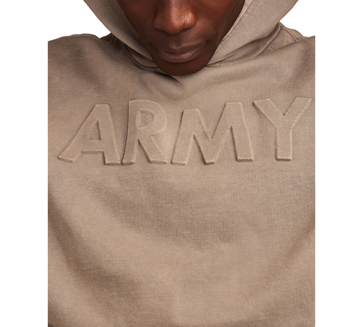 Lucky Brand Men's Long Sleeve Army Hoodie