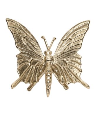 Butterfly Figurine Set of 2: Elegant Decorative Accents for Home and Garden