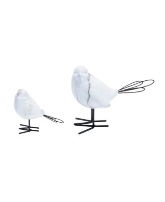 Decorative Bird Figurine Stylish Home Accent (Set of 4)