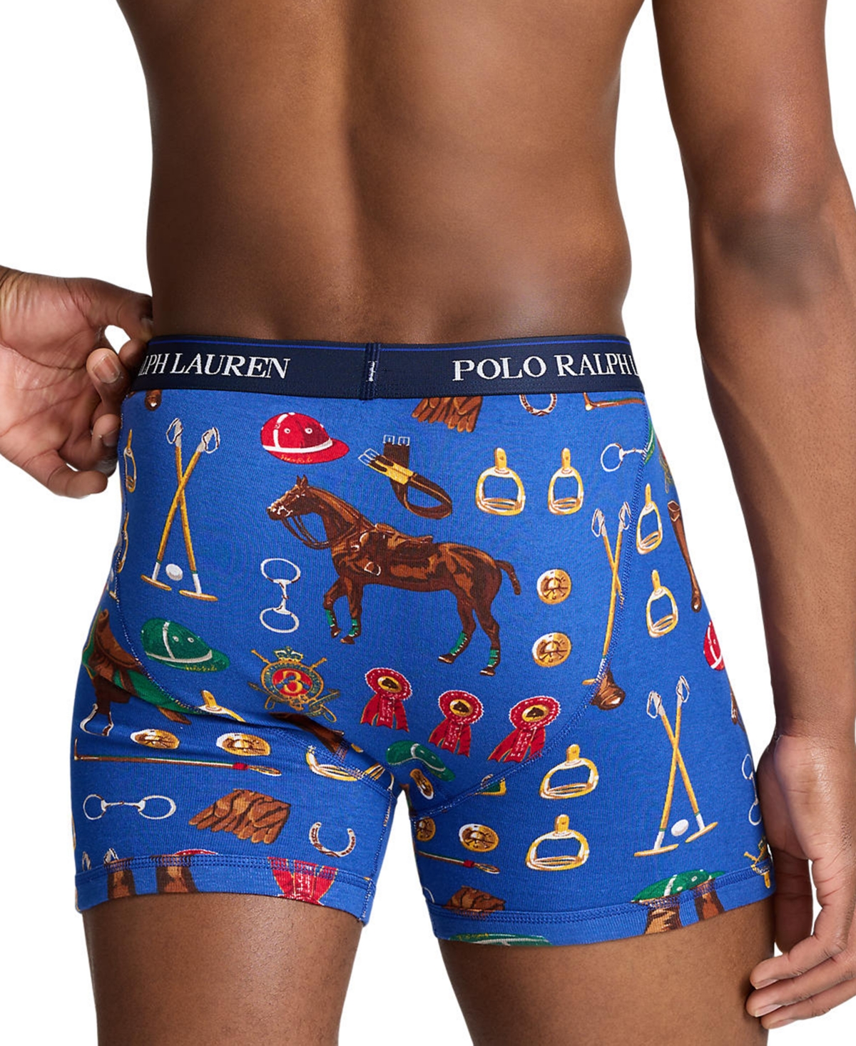 Polo Ralph Lauren Men's 3-Pk. Classic-Fit Boxer Briefs - RALPH RED, ANDOVER