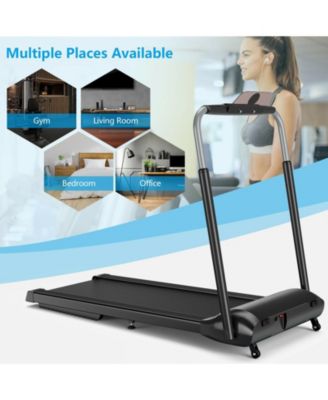 Compact Folding Treadmill with Touch Screen APP Control