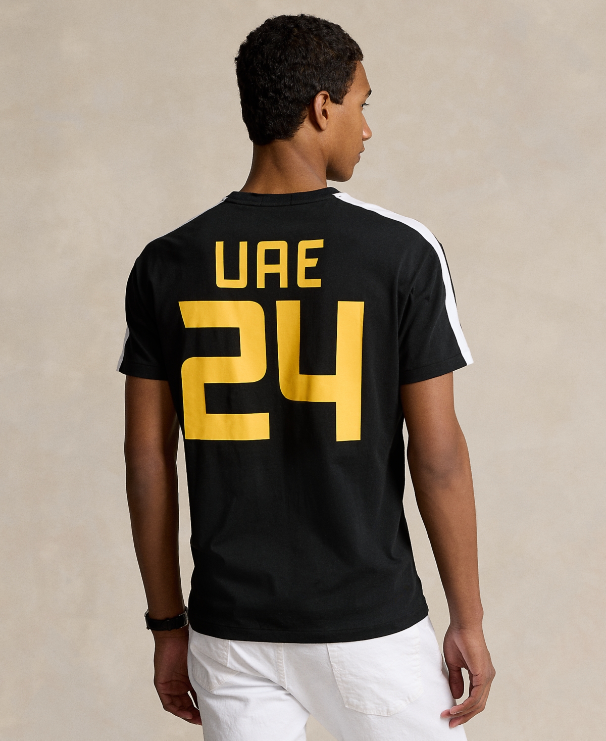 Polo Ralph Lauren Men's Classic-Fit Uae T-Shirt -White