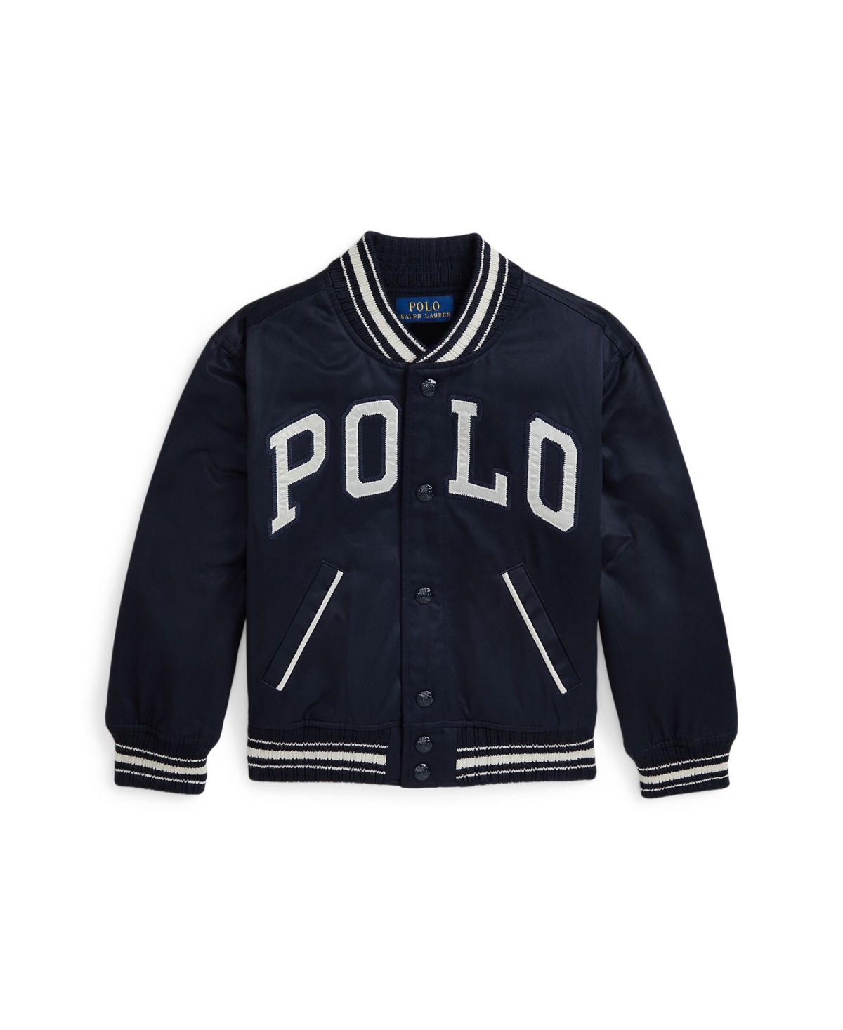Polo Ralph Lauren Toddler and Little Boys Logo Twill Baseball Jacket