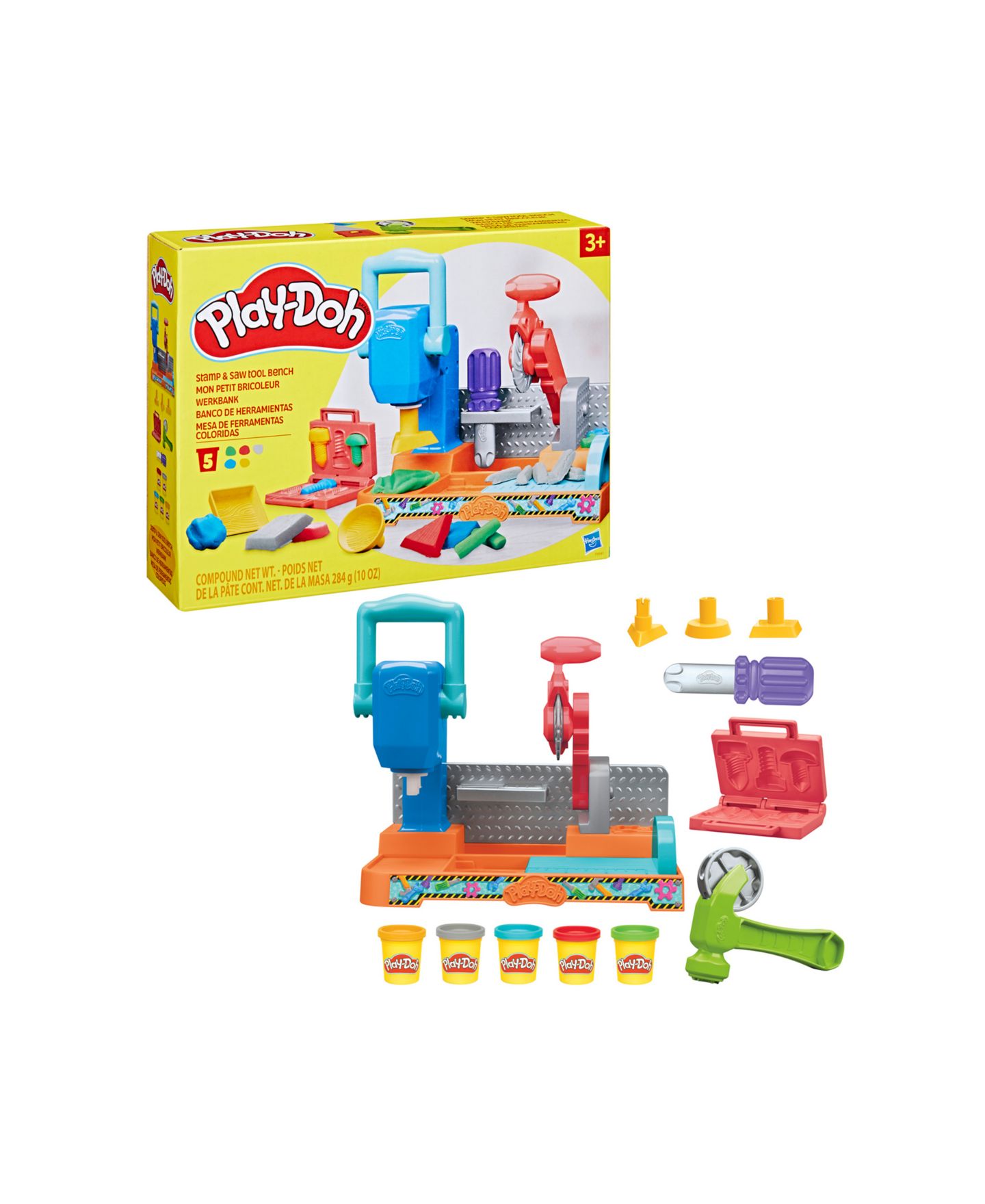 Детская игрушка Play-Doh Stamp Saw Tool Bench — фото 6