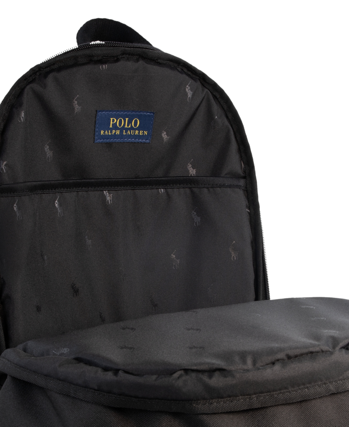 Polo Ralph Lauren Kids Color Backpack In Polo Black